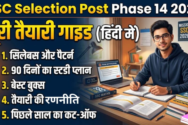 SSC Selection Post Phase 14 Exam 2026